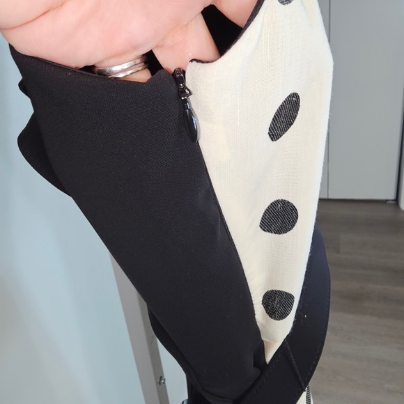 Eva Franco Polka-dot Black, white dress size 8  has the pine up girl rockabilly - Picture 4 of 9